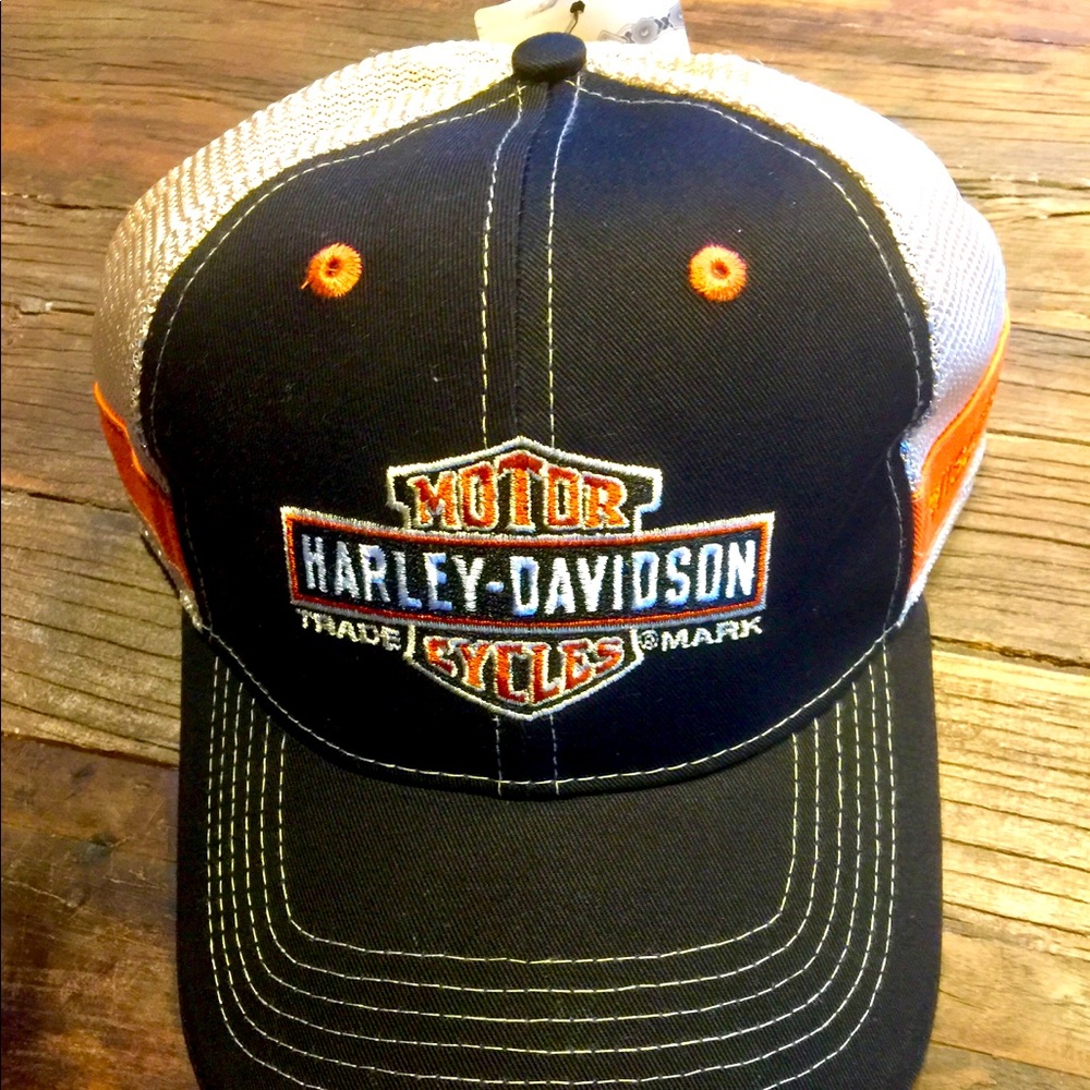 Harley-Davidson embroidered trucker’s cap NEW